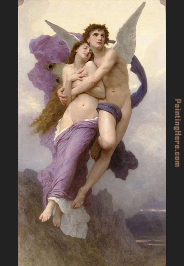 William Bouguereau The Rapture of Psyche
